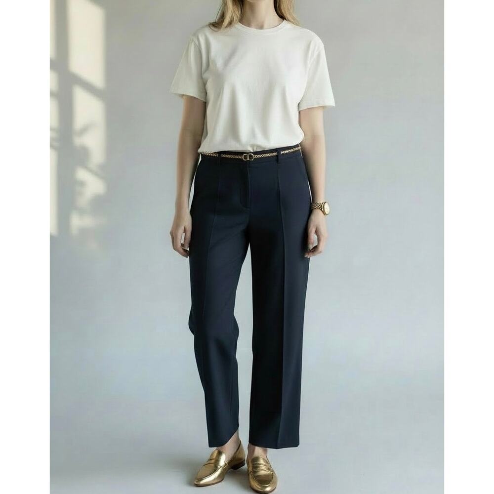 Davide Cenci NWT Sz M White Fine Knit Short Sleeve Crewneck Top Mininalist